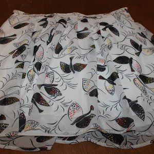 Old Navy | Pleated Flowy Bird Skirt - Size Large